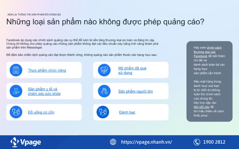 Vi phạm chính sách của Facebook